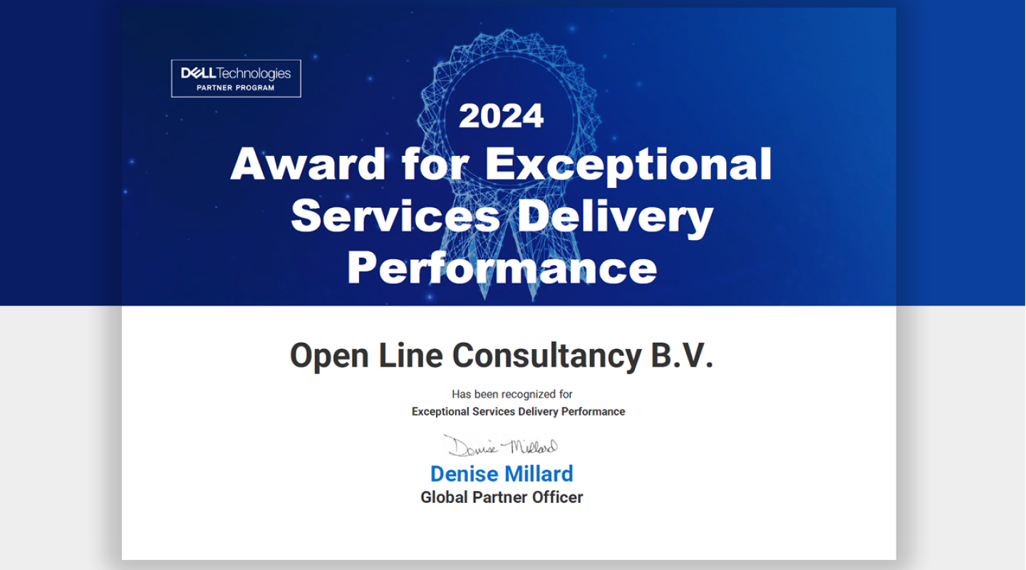 Dell Award for Exceptional Services Delivery Performance 2024 | Open Line
